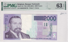 Belgium, 2.000 Francs, 1994/2001, UNC, p151
PMG 63 EPQ
Estimate: USD 225-450
