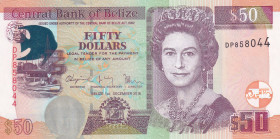Belize, 50 Dollars, 2016, UNC, p70f
Queen Elizabeth II. Potrait
Estimate: USD 70-140