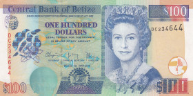 Belize, 100 Dollars, 2016, UNC, p71c
Queen Elizabeth II. Potrait
Estimate: USD 100-200