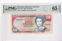 Bermuda, 50 Dollars, 1995, UNC, p44b
PMG 65 EPQ
Estimate: USD 500-1000