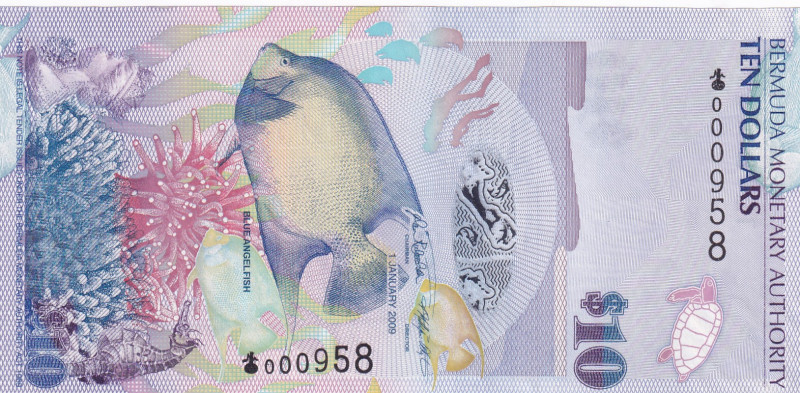 Bermuda, 10 Dollars, 2009, UNC, p95a
Estimate: USD 40-80