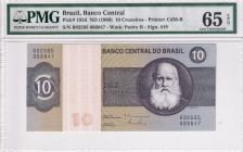 Brazil, 10 Cruzeiros, 1980, UNC, p193d
PMG 65 EPQ
Estimate: USD 25-50