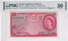 British Caribbean Territories, 1 Dollar, 1958/1964, VF, p7c
PMG 30
Estimate: USD 100-200