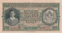 Bulgaria, 250 Leva, 1943, XF(-), p65a
There are very slight rips and rips.
Estimate: USD 15-30