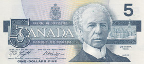 Canada, 5 Dollars, 1986, UNC, p95e
Estimate: USD 15-30