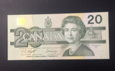 Canada, 20 Dollars, 1991, UNC, p97d
Queen Elizabeth II. Potrait
Estimate: USD 35-70