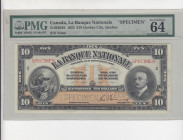 Canada, 10 Dollars, 1922, UNC, pS872, SPECIMEN
PMG 64
Estimate: USD 500-1000