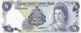 Cayman Islands, 1 Dollar, 1974, UNC, p5f
Queen Elizabeth II. Potrait
Estimate: USD 20-40