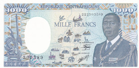 Central African Republic, 1.000 Francs, 1990, UNC, p16
Estimate: USD 100-200