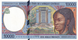 Central African States, 10.000 Francs, 2000, UNC, p605Pf
"P'' Chad
Estimate: USD 50-100