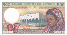 Comoros, 500 Francs, 1984, UNC, p10a
Estimate: USD 15-30