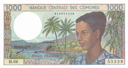 Comoros, 1.000 Francs, 1984, UNC, p11b
Light handling
Estimate: USD 30-60