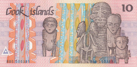 Cook Islands, 10 Dollars, 1987, UNC, p4a
Estimate: USD 20-40