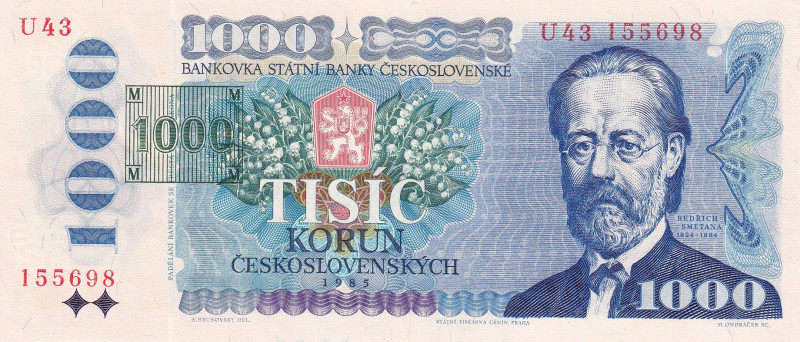 Czech Republic, 1.000 Korun, 1993, UNC, p3c
Estimate: USD 100-200