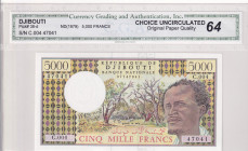 Djibouti, 5.000 Francs, 1979, UNC, p38d
CGA 64
Estimate: USD 60-120