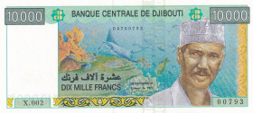 Djibouti, 10.000 Francs, 2009, UNC, p45
Estimate: USD 75-150