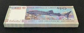 Djibouti, 40 Francs, 2017, UNC, p46, (Total 96 banknotes)
Commemorative banknote
Estimate: USD 50-100