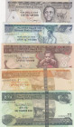 Ethiopia, 1-5-10-50-100 Birr, 2008/2012, UNC,(Total 5 banknotes)
Estimate: USD 20-40