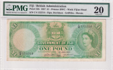 Fiji, 1 Pound, 1957, VF, p53b
PMG 20
Estimate: USD 60-120