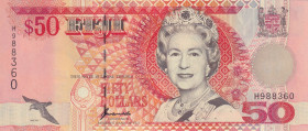 Fiji, 50 Dollars, 1996, UNC, p100a
Queen Elizabeth II. Potrait
Estimate: USD 50-100