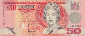 Fiji, 50 Dollars, 1996, UNC, p100a
Queen Elizabeth II. Potrait, Light handling
Estimate: USD 50-100