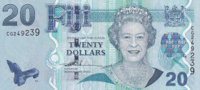 Fiji, 20 Dollars, 2007, UNC, p112a
Queen Elizabeth II. Potrait
Estimate: USD 15-30