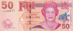 Fiji, 50 Dollars, 2007, UNC, p113a
Queen Elizabeth II. Potrait
Estimate: USD 50-100
