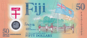 Fiji, 50 Dollars, 2020, UNC, p121
Commemorative banknote, polymer
Estimate: USD 50-100