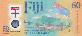 Fiji, 50 Dollars, 2020, UNC, p121
Commemorative and Polymer Banknote
Estimate: USD 50-100