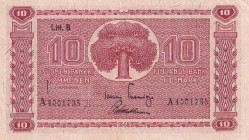 Finland, 10 Markkaa, 1945, XF(+), p85
Estimate: USD 15-30