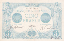 France, 5 Francs, 1912/1917, XF, p70
Pressed
Estimate: USD 100-200