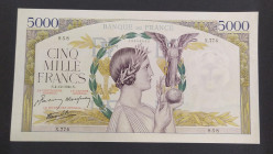 France, 5.000 Francs, 1941, AUNC, p97c
Estimate: USD 125-250