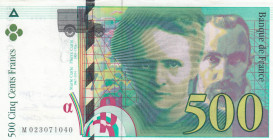 France, 500 Francs, 1994, UNC(-), p160a
Estimate: USD 35-70