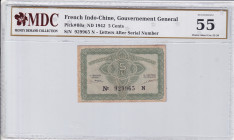 French Indo-China, 5 Cent, 1942, AUNC, p88a
MDC 55
Estimate: USD 25-50