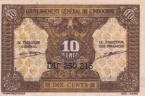 French Indo-China, 10 Cents, 1942, AUNC(+), p89
Estimate: USD 20-40