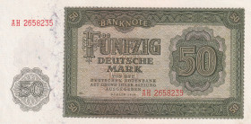 Germany - Democratic Republic, 50 Deutsche Mark, 1946, UNC, p14b
Estimate: USD 15-30