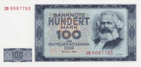Germany - Democratic Republic, 100 Mark, 1964, UNC, p26a
Estimate: USD 50-100