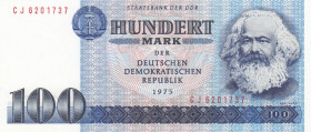 Germany - Democratic Republic, 100 Deutsche Mark, 1975, UNC, p31b
Estimate: USD 30-60