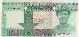 Ghana, 20 Cedis, 1980, UNC(-), p21b
Estimate: USD 20-40