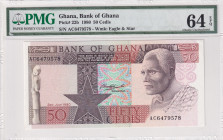 Ghana, 50 Cedis, 1980, UNC, p22b
PMG 64 EPQ
Estimate: USD 25-50