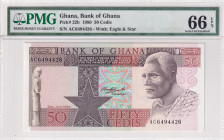 Ghana, 50 Cedis, 1980, UNC, p22b
PMG 66 EPQ
Estimate: USD 25-50