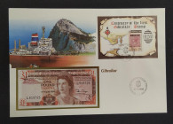 Gibraltar, 1 Pound, 1988, UNC, p20e, FOLDER
Queen Elizabeth II. Potrait
Estimate: USD 20-40