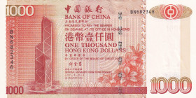 Hong Kong, 1.000 Dollars, 2001, UNC, p334
Estimate: USD 200-400