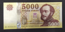 Hungary, 5.000 Forint, 2016, UNC, p205a
Estimate: USD 40-80