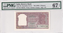 India, 2 Rupees, 1962, UNC, p30
PMG 67, High condition
Estimate: USD 50-100