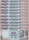 India, 100 Rupees, 1996/2005, p91a, (Total 10 banknotes)
In different condition between VF(+) and AUNC
Estimate: USD 20-40