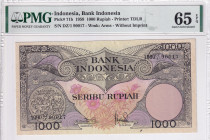Indonesia, 1.000 Rupiah, 1959, UNC, p71b
PMG 65 EPQ, Bank Indonesia
Estimate: USD 125-250