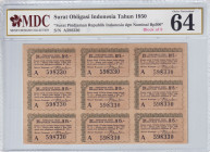 Indonesia, 1950, Bond Share
MDC 64, Not cut into blocks
Estimate: USD 30-60