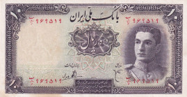 Iran, 10 Rials, 1944, XF, p40
Estimate: USD 15-30