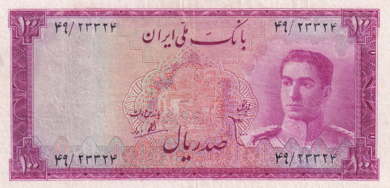 Iran, 100 Rials, 1951, VF, p50
Slightly stained
Estimate: USD 50-100